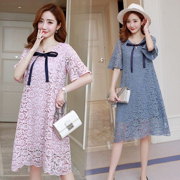 

fashion elegant lace maternity dresses summer beautiful clothes for pregnant women pregnancy dress pgraphy, White