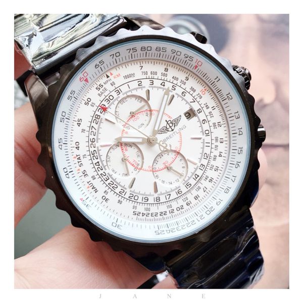 

New 13 86 13 breitling famou mechanical watche men women watch teel band gold men port watch women gift no box r3, Slivery;brown