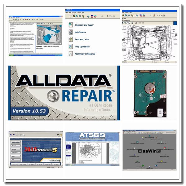 

2018 alldata software all data 10.53 mitchell on demand software 17in1 1tb hdd harddisk usb3.0 elsawin vivid workshop atsg data