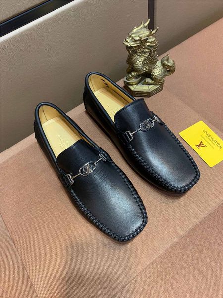 

2018 summer men shoes fashion handmade moccasins genuine leather loafers men casual shoes slip on driving shoes, Black