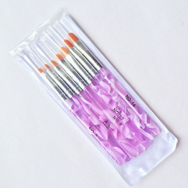 

nail art brush pens acrylic nail brushes uv gel nail polish painting drawing brushes set manicure tools kit f3305