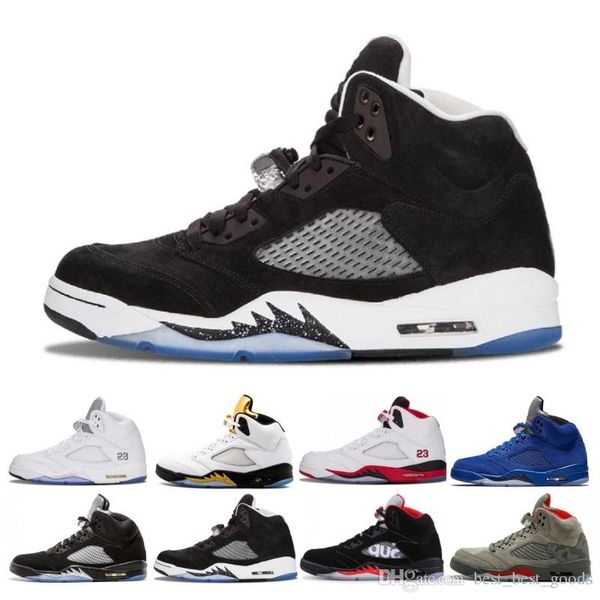 

Hot LANEY oregon PE Flight Mens Basketball Shoes Olympic Gold Medal Red Blue Suede OG Metallic Black men sports sneakers designer shoe