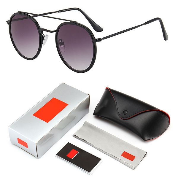 

2020 fashion modern round metal style gradient sunglasses classic vintage sun glasses oculos de sol with logo, White;black