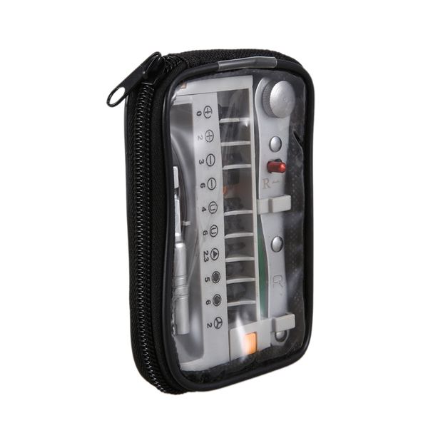 

12 pcs/set bicycle repair kit mini ratchet screwdriver tool durable multifunctional mountain bike repair kit bag