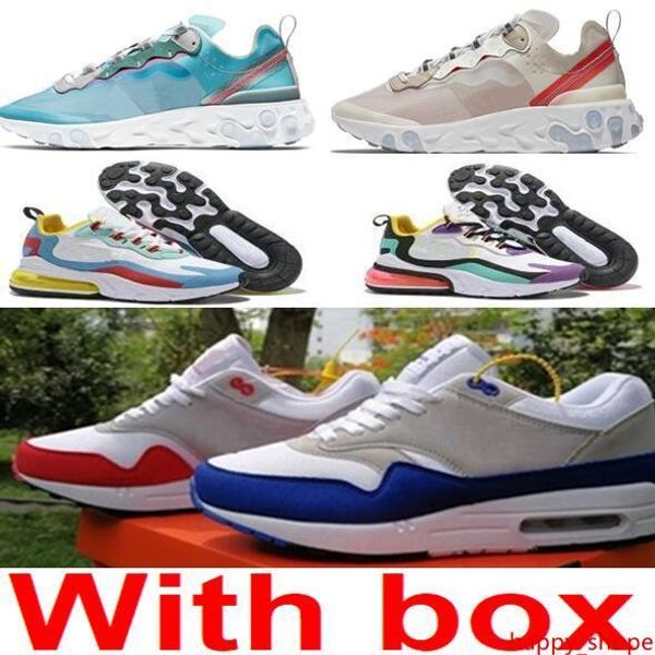 

epic react element 87 atmos 87 anniversary 1 piet parra 87 premium 1 deluxe watermelon white blue running shoes sneaker with