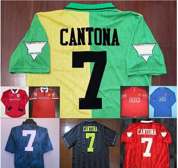 

Манчестер ретро футбол Джерси Сульшер Кантона Бекхэм Юнайтед классическая футболка Гиггз организации Кройф Руни, Скоулз, Кин Роналду Майо