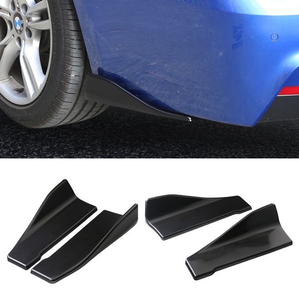 

4pcs pp car body rear bumper spoilers lip kit splitters protectors diffuser