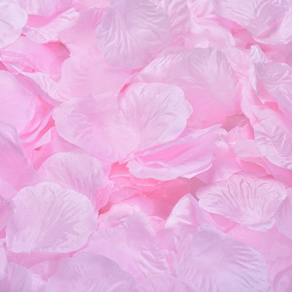 

300pcs silk rose petals wedding party flower valentine honeymoon fake rose petal