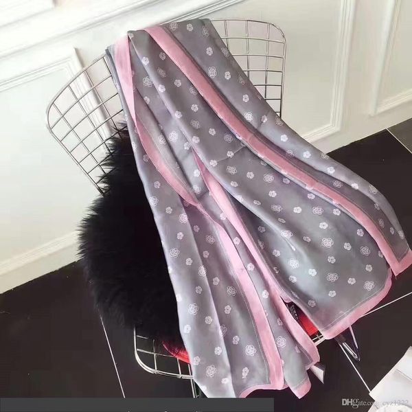 

2020 новая мода женщины шарфы большой размер 90*180 см последние кашемир шерсть шелк текстиль высокое качество шарф, Blue;gray