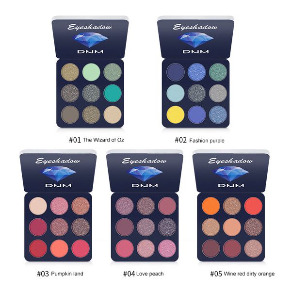 

9 colors eyeshadow palette eye shadow glitter smoke eyeshadow for women kg66