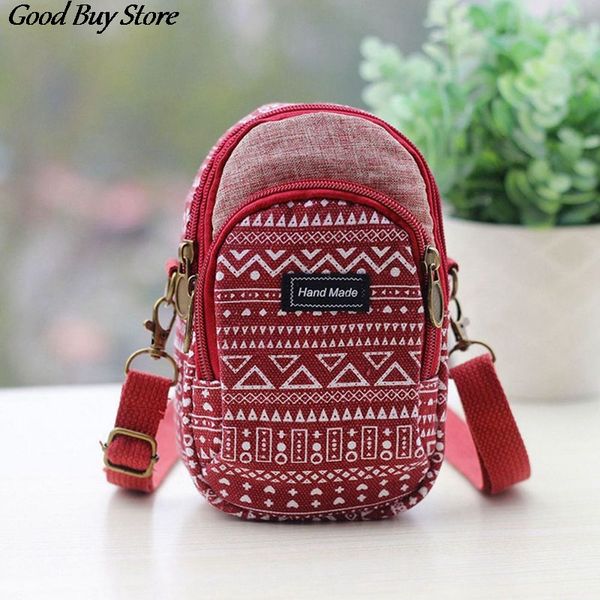 

женщины мобильного телефон сумка холст портмоне плечо ремень плечо сумка девушка мини crossbody сумка fashion square мешочке сумка