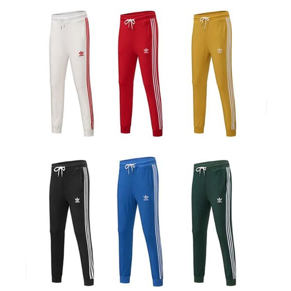 

брюки женские дизайнерские бегуны 6 цветов мода марка sweatpants stripes panalled карандаш jogger брюки женский центр плюс размер s-4xl женс, Black;white