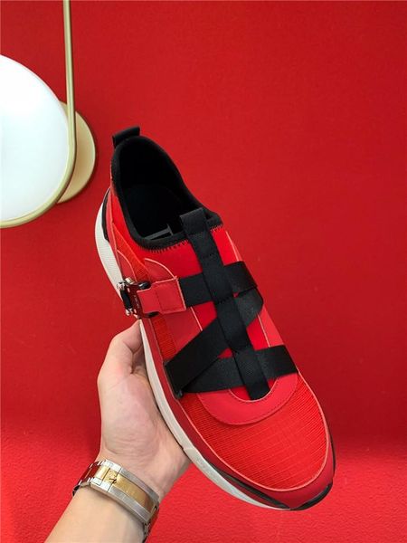 

2020 new women's sports shoes stretch breathable mesh color matching men's casual shoes leather round toe flat couple shoes 09, Black