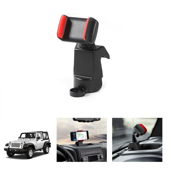 

phone holder cellphone mount for jeep wrangler jk 2012-2017 factory outlet high quatlity auto internal accessorie