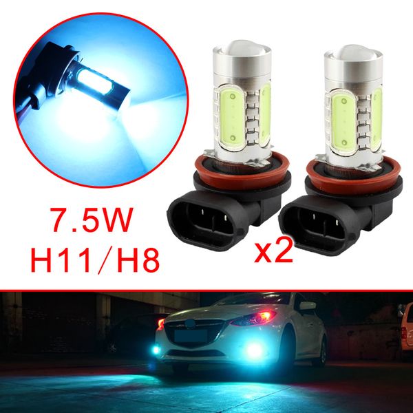 

car h8 h11 ice blue lamp style accessories fit for foglight fog driving light projector lens led bulbs drl parts