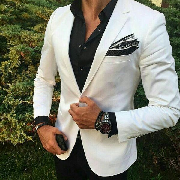 

latest coat pants designs ivory groom tuxedos mens wedding suits gentle bridegroom suits man blazer 2piece evening party terno masculino, Black;gray