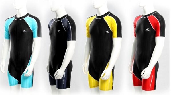 

one-piece diving suit sun protection snorkeling suit suit men's one-piece swimwear cycling f81d