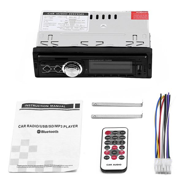 

12v fm radio stereo receiver mp3 wma wav flac car
