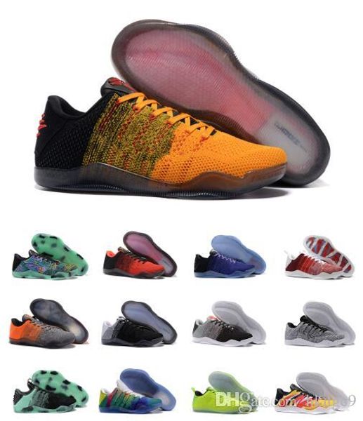 Acquista 2018 Alta Qualità Kobe 11 Elite Uomo Scarpe Da Basket Red