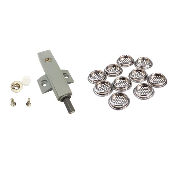 

1pack soft close damper+ 10pack air vent louver covers for cabinet /cupboard/ closet, etc