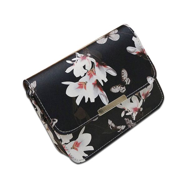 

lady 2020 new tide elegant floral printing shoulder bag women fashion butterfly flap shoulder messenger bags