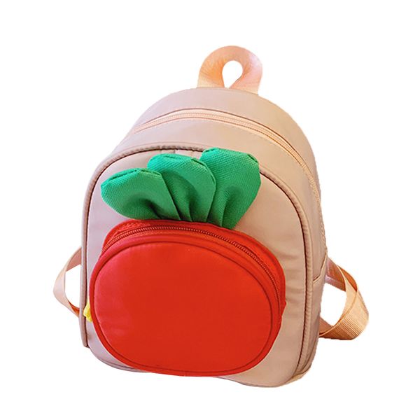 

children cute radish backpack portable cartoon backpacks for kids boys girls kindergarten schoolbag fashion shoulder bag bagpack