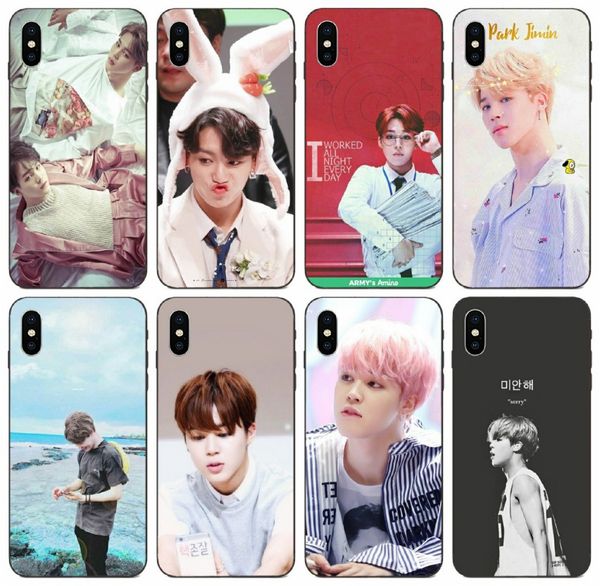 

[tongtrade] bangtan boys bts jimin suga detailed popular case for iphone 11 pro 8 7 6s max x xs samsung a50 huawei y6 case