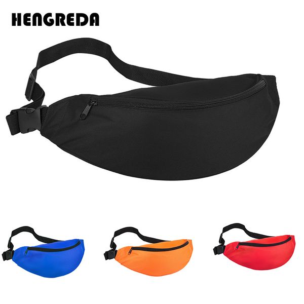 

2019 fanny pack women waist bag summer hip bum belt bag pocket hengreda travel fashion men zipper pouch