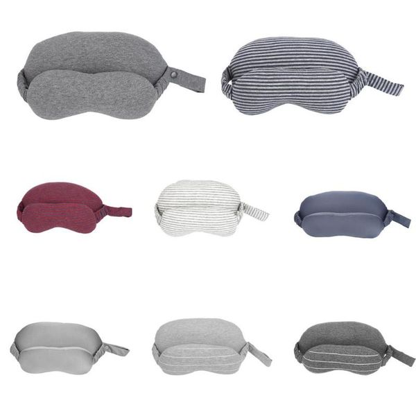 

2 in 1 u-type travel pillow comfortable foam cotton eye mask sleep pillow