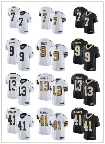 

Men 039 women 039 youth new orlean 9 drew bree 41 alvin kamara 13 michael thoma 7 tay om hill black white cu tom aint football je