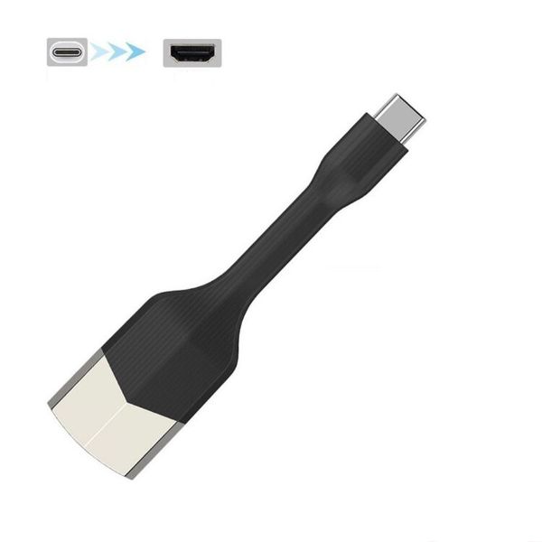 

new usb-c to hdmi adapter,type-c to hdmi 4k @30hz adapter thunderbolt 3 compatible, male to female for macbook pro/imac 2017/chromebook
