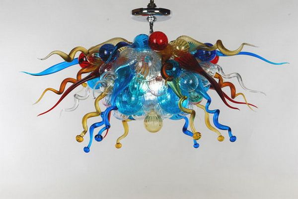 

beautiful colored hand blown glass chandelier light modern ceiling decorative glass pendant lamps l decor chihuly style chandelier