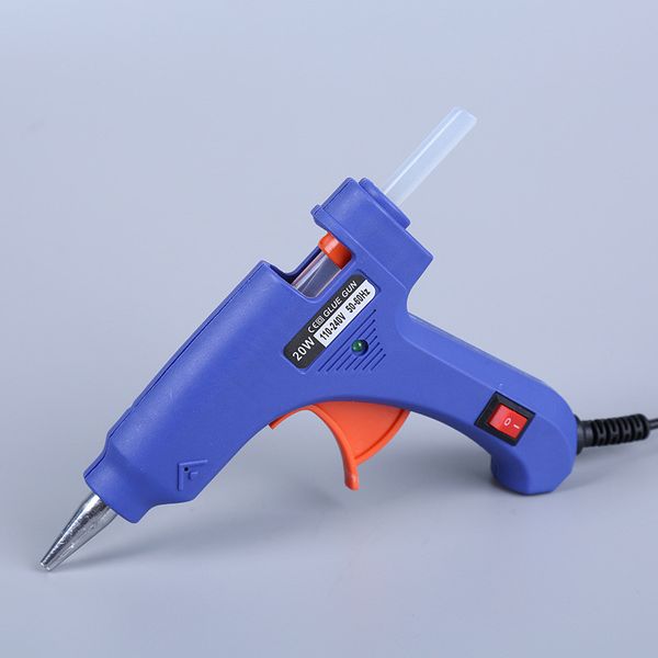 

20w eu plug professional high temp melt glue gun use 7mm melt glue sticks industrial mini gun silicone