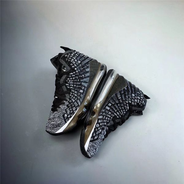 

authentic lebron 17 lakers basketball shoes men black white eggplant amarillo battleknit 2.0 bq3177-004 bq3177-002 sneakers with box