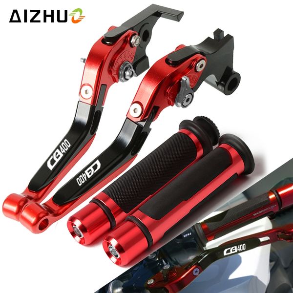 

brake clutch lever extendable adjustable motorcycle grip handlebar for cb400 cb400sf cb400 vtec 1992-1998 cb400f 1989-1991