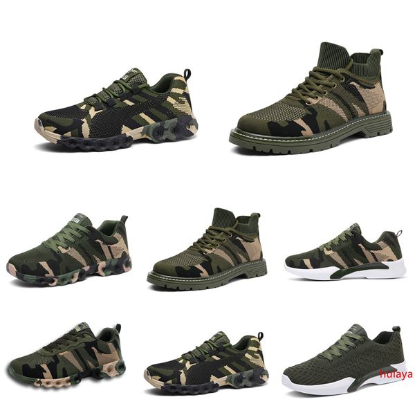 

значение no-brand дизайнерская обувь мужчины женщины casul обувь камуфляж army green открытый тренер сиэз 35-44 стиль 17