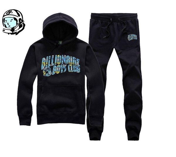 

billionaire boys club brand sweat suit men's outdoor casual sweat suit hip hop sports long sleeved men sets bbcy1 promotion, Gray