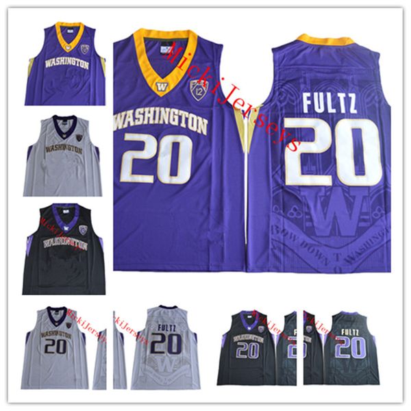 

mens ncaa washington huskies markelle fultz college basketball jersey stitched white #20 markelle fultz washington huskies jerseys s-3xl, Black;red