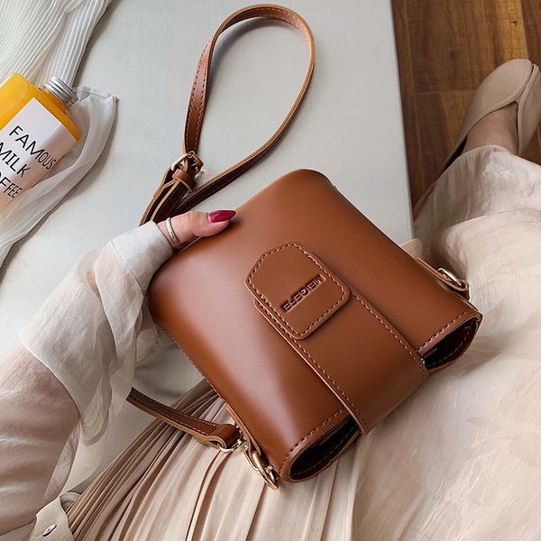 

women's new fashion retro bucket bag western style ins shoulder bag women