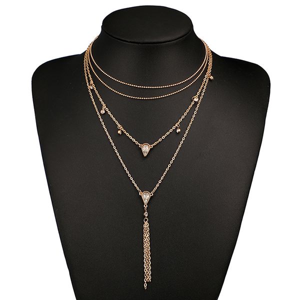 

multilayer gold/silver color sequins coins tassel choker necklace for women ladies retro chain tassel pendant necklace jewelry