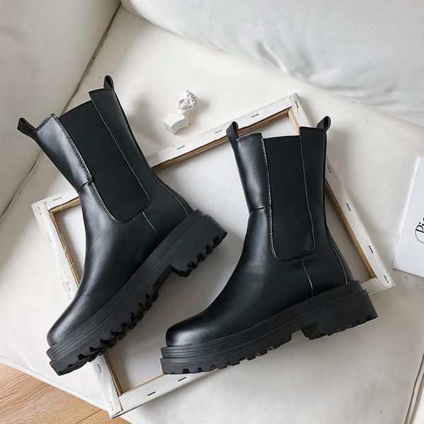 

new winter women casual boots warm boots women comfortable walking soft heightening, Black