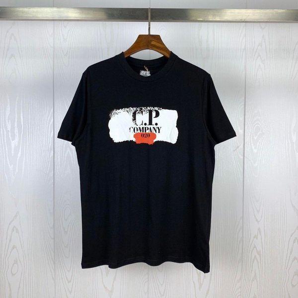 

новый конструктор cp футболка brand mens t shirt company дизайнер tshirt мужчины женщины outfit luxury тройники cp пальто лето весна пуловер, White;black