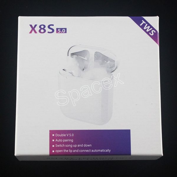 

Binaural call port invi ible earbud x8 tw wirele earphone tereo bluetooth v5 0 withl charging box mic for iphone x xr xiaomi am ung