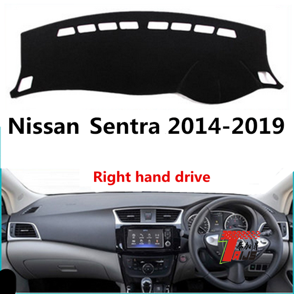 

taijs right hand drive sun shade dashboard pad for sentra 2014-2019 fashion car dashboard cover mat for sentra