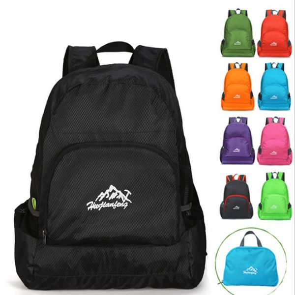 

travel folding backpack portable lightweight outdoor sports bag travel camping backpacks daily women waterproof folding bag