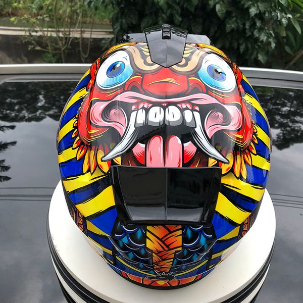 

new nitrinos 610 dual lens motorcycle full face helmet. high-quality abs racing helmet ,capacete