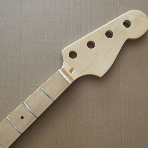 

gloss maple 20 fret jazz bass neck for electric bass guitar neck part replacment