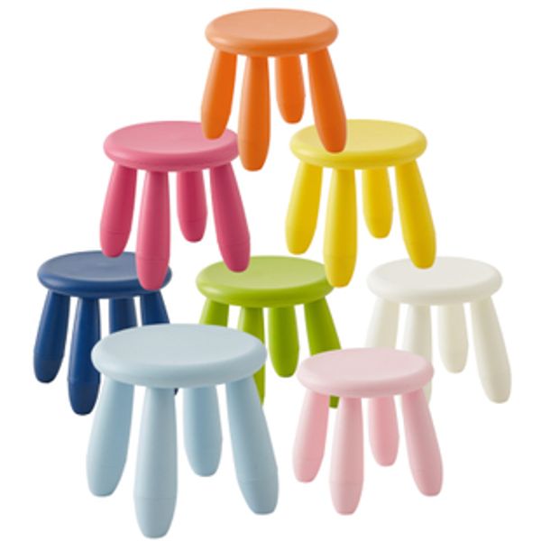 

children's stool plastic stool color fashion small round kindergarten bearing 200 kg