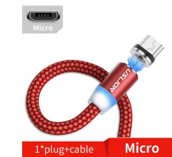 

1m 2m magnetic micro usb cable for samsung android mobile phone cable magnet charger wire cord hot