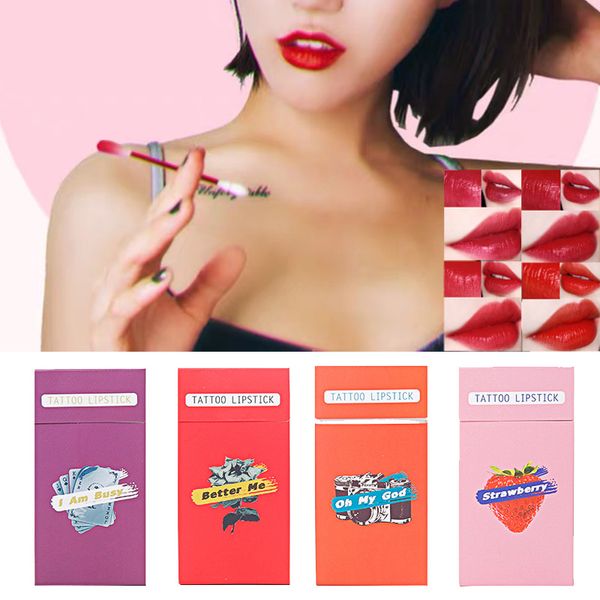

2019 explosive products lipstick cigarette case cotton swab lipsticks long lasting waterproof cosmetics for women 789